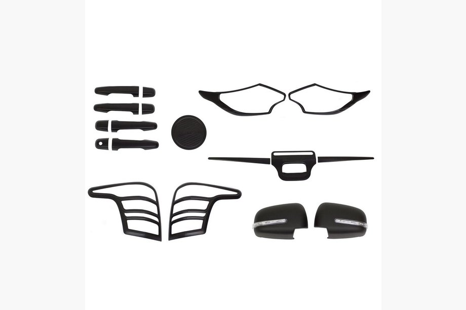 Fiat Fullback 2016- Kit de Couvre-pièces (ABS Noir) Image