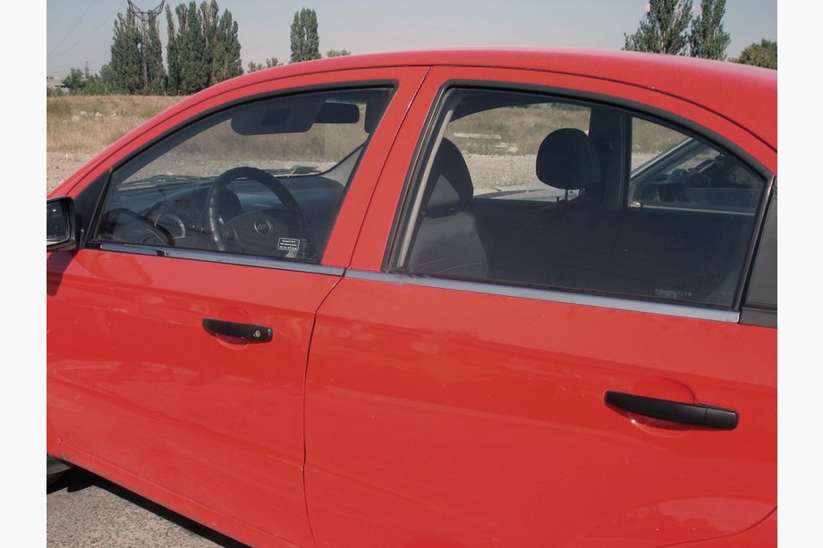 Chevrolet Aveo T200 2002-2008 Encadrements de Vitres Acier Inoxydable (4 pcs) Image