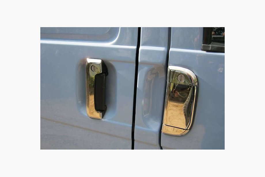 Volkswagen T4 Transporter 1990-2003 Couvre-poignées Chromés (7 pièces, Acier) OmsaLine - Inox Italien Photo 2