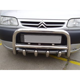 Pare-buffle QT006 (Inox) Peugeot Partner 1996-2008