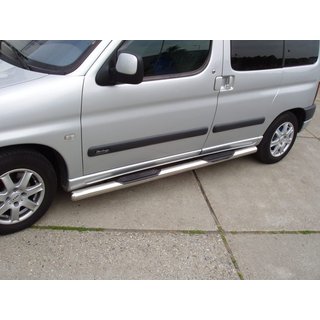 Tubes Latéraux (2 pcs, Inox) Citroen Berlingo 1996-2008 photo 1