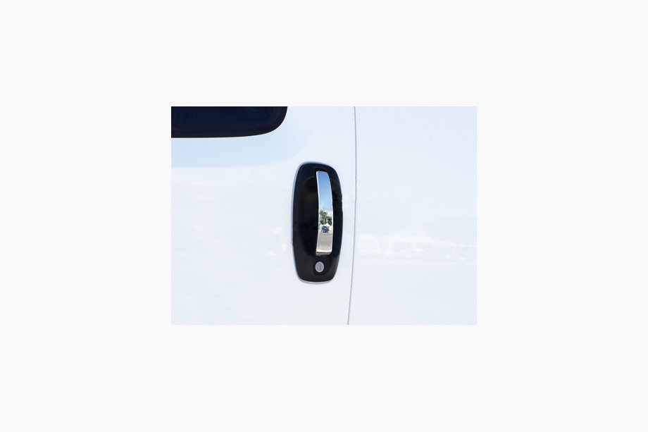 Fiat Fiorino/Qubo 2008-2024 Kit de Coques Chromées pour Poignées (5 pièces, Inox) Image