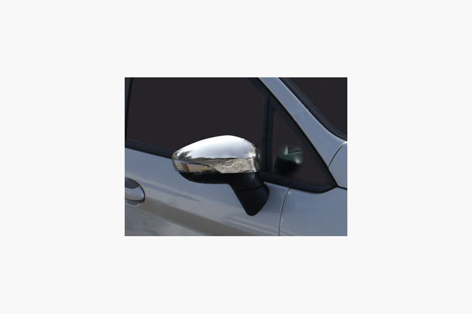 Ford Fiesta 2008-2017 Coques de Rétroviseurs (Acier Inoxydable) Image
