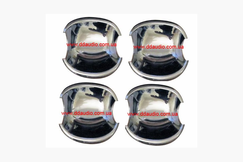 Hyundai Tucson JM 2004- Couvre-poignées de porte chromés (4 pcs, plastique) Image