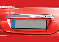 Mitsubishi Lancer 9 2004-2008 Baguette chromée au-dessus de la plaque d'immatriculation (inox) photo 1