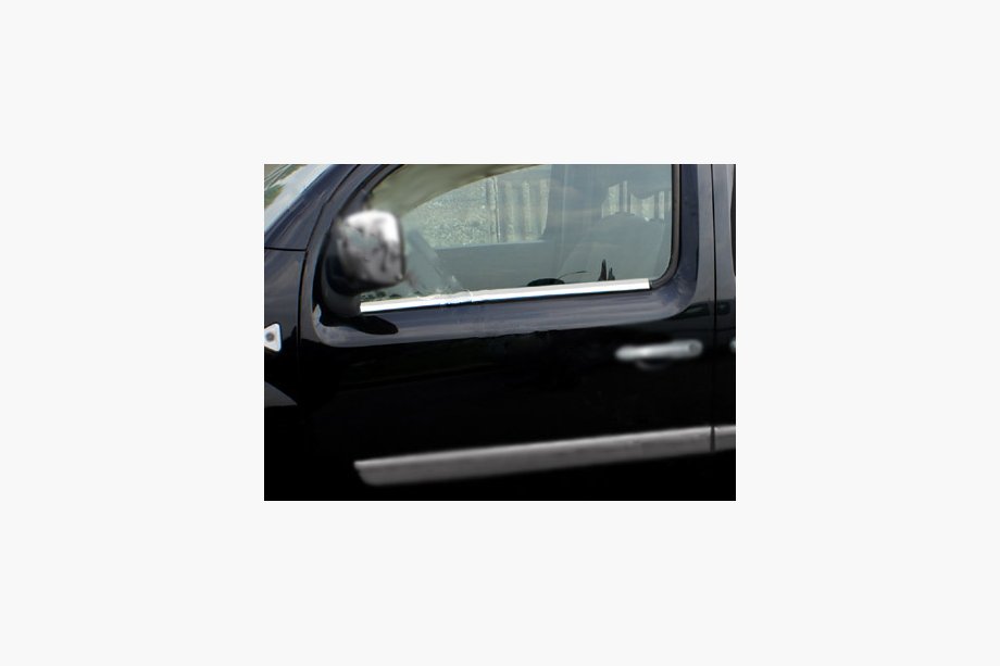 Renault Kangoo 2008–2020 Encadrement Exterieur de Vitres Acier Inoxydable (4 pcs) 4 pcs, OmsaLine - Acier Inoxydable Italien Photo 6