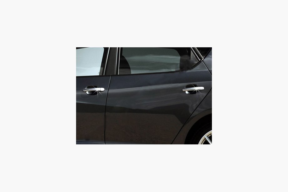 Seat Ibiza 2010-2017 Couvre-poignées de Porte Chromés (4 pcs, Acier Inoxydable) Carmos - Acier Inoxydable Turc Image