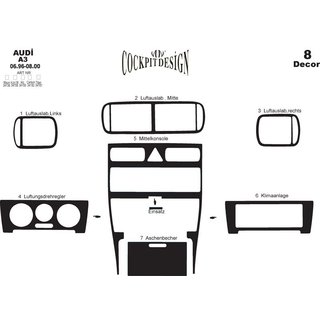 Couvre tableau de bord (1996-2000) Audi A3 1996-2003 photo 4