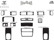 Audi A6 C5 2001-2004 Caches de Tableau de Bord photo 5