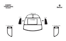 Chery Tiggo 1 2005-2016 Couvre tableau de bord (petit kit) Aluminium photo 3