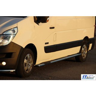 Barres Latérales BB002 (2 pcs, Inox) Opel Movano 2010-2021 photo 3