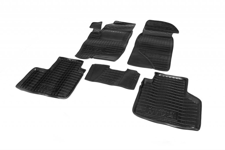 Chevrolet Niva 1998-2020 Tapis en caoutchouc avec rebord (Autogumm) Image