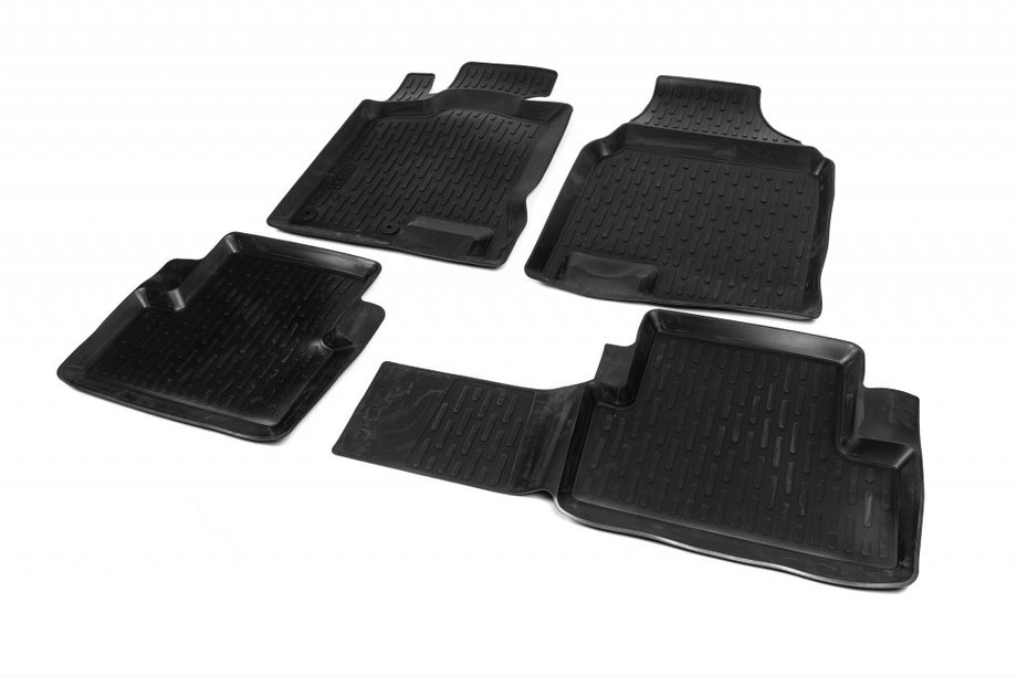 Nissan Qashqai 2010-2014 Tapis en caoutchouc (4 pcs, Niken 3D) Image