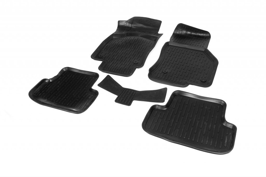 Volkswagen T-Roc 2017-2025 Tapis en caoutchouc (5 pcs, Niken 3D) Image