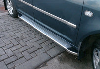 Volkswagen Caddy 2004-2010 Marchepieds Latéraux Omsa MSline (2 pcs, Aluminium) photo 1