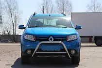Dacia Sandero 2013-2020 Arceau Avant WT006 (Inox) photo 2