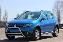Dacia Sandero 2013-2020 Arceau Avant WT006 (Inox) photo 3