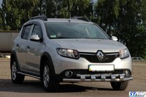 Renault Sandero 2013-2022 Barre Avant ST015 (Inox) photo 4