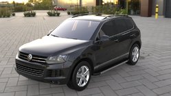 Volkswagen Touareg 2010-2018 Marchepieds Latéraux Duru (2 pcs, Aluminium) photo 3