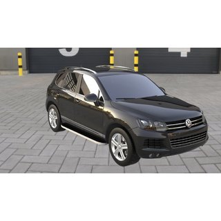 Marchepieds Latéraux Tayga Grey (2 pcs, Aluminium) Volkswagen Touareg 2010-2018 photo 2