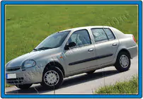 Renault Clio II 1998-2005 Couvre-poignées Chromés (Acier Inoxydable) photo 2