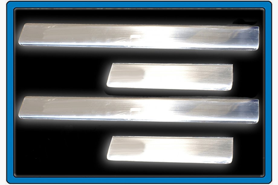 Seat Cordoba 2000-2009 Seuils de porte OmsaLine (4 pcs, inox) Photo 1