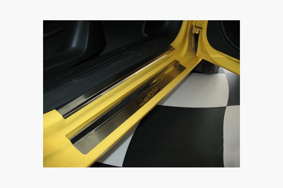 Seat Leon 2005-2012 Seuils de Porte Nataniko (8 pcs, Inox) Image