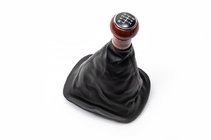 Volkswagen Passat B5 1997-2005 Pommeau et Soufflet de Levier de Vitesse Aspect Bois (6 Vitesses) photo 1