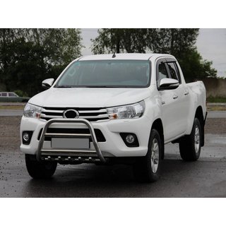 Pare-buffle Avant QT008 (Inox) Toyota Hilux 2015- photo 1
