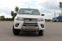 Toyota Hilux 2015- Protection Avant WT010 (Inox) photo 3