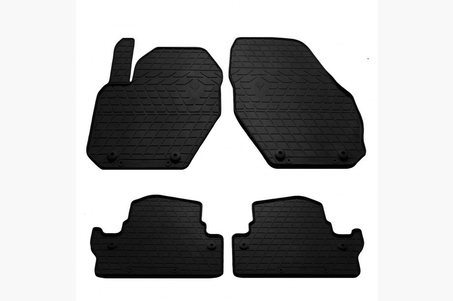 Volvo V60 2019- Tapis en caoutchouc (4 pcs, Stingray Premium) Image