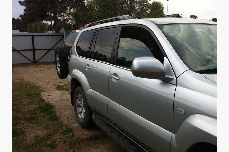 Toyota Land Cruiser Prado 120 2002-2009 Encadrement de vitres exterieur inox (6 pcs) OmsaLine - Inox Italien Photo 3