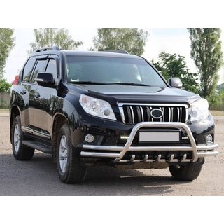 Pare-buffle WT003-2-Plus (Inox) Toyota Land Cruiser Prado 150 2009-2023 photo 1