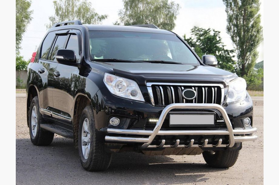 Toyota Land Cruiser Prado 150 2009-2023 Pare-buffle WT003-2-Plus (Inox) Image