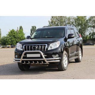 Pare-buffle WT003-2-Plus (Inox) Toyota Land Cruiser Prado 150 2009-2023 photo 2