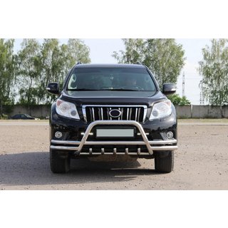 Pare-buffle WT003-2-Plus (Inox) Toyota Land Cruiser Prado 150 2009-2023 photo 3