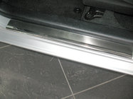 Toyota Yaris 2010-2020 Seuils de Porte Nataniko (4 pcs, Inox) Standard - Bande Lohmann, 0,5 mm photo 1