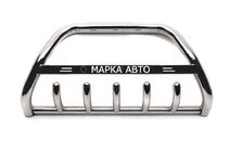 Toyota Land Cruiser 90 Prado 1996-2002 Pare-buffle WT004 Inox photo 1