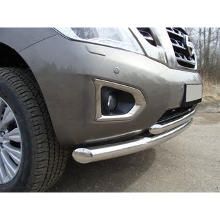 Pare-buffle Avant Double ST014 (Inox) photo 1