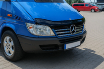 Mercedes Sprinter W901/902/903/904/905 1995–2006 Entourages chromés pour cadre de calandre (2002-2006, 5 pièces, inox) photo 1