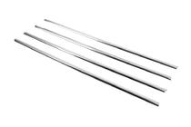 Mitsubishi Lancer X 2008- Encadrement extérieur de vitres inox (4 pcs) Carmos - Acier Inoxydable Turc photo 5
