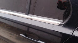 Mitsubishi Lancer X 2008- Encadrement extérieur de vitres inox (4 pcs) Carmos - Acier Inoxydable Turc photo 2