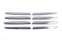 Nissan Qashqai 2007-2010 Couvre-calandre (8 pcs, inox) Carmos - Acier Inoxydable Turc photo 2
