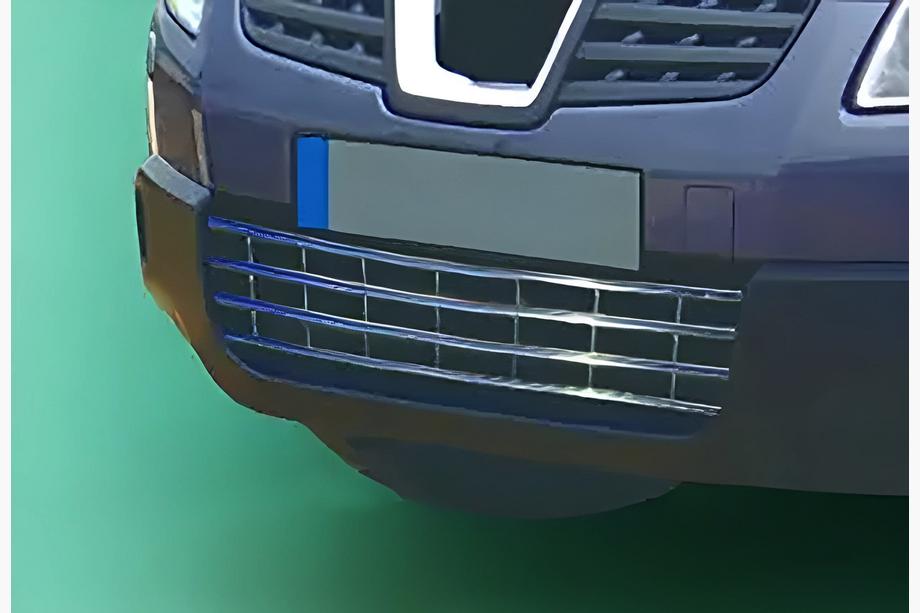 Nissan Qashqai 2007-2010 Grille de pare-chocs (acier inoxydable) Image