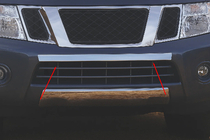Nissan Navara 2006-2015 Protection de pare-chocs avant en acier inoxydable photo 1