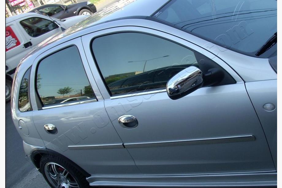 Opel Corsa C 2000-2006 Moulures de porte inox (4 pcs) Image