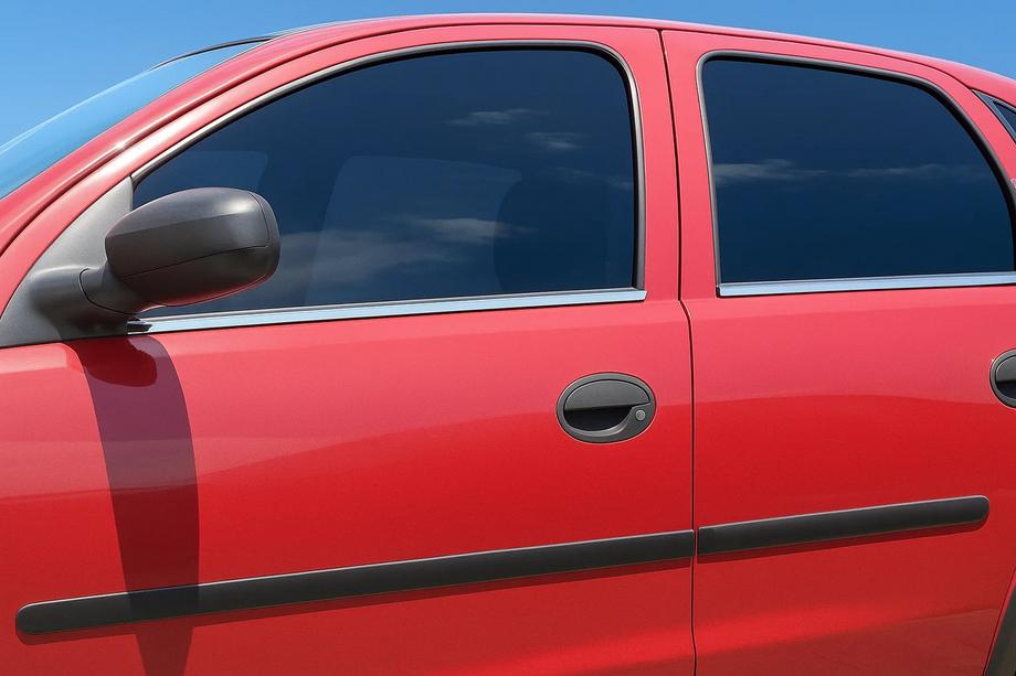 Opel Corsa C 2000-2006 Encadrement Exterieur de Vitres Acier Inoxydable (4 pcs) Image