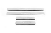 Opel Astra H 2004-2013 Seuils de porte Omsa (4 pcs, inox) photo 2