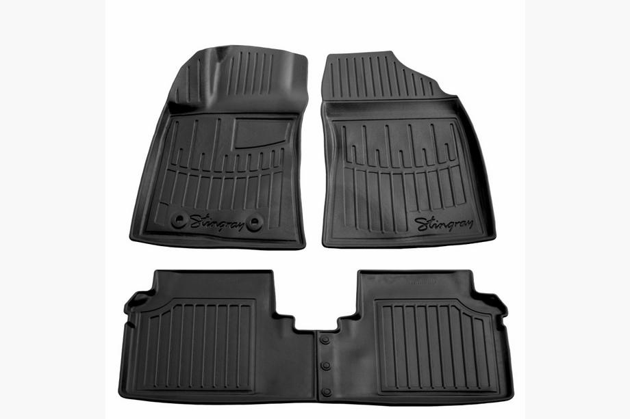 Toyota Avensis 2009-2018 Tapis de sol caoutchouc Stingray 3D (4 pcs, polyuréthane) Image