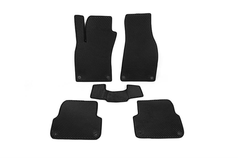 Audi A6 C6 2004-2011 Tapis de sol EVA (noirs, Berline) Image